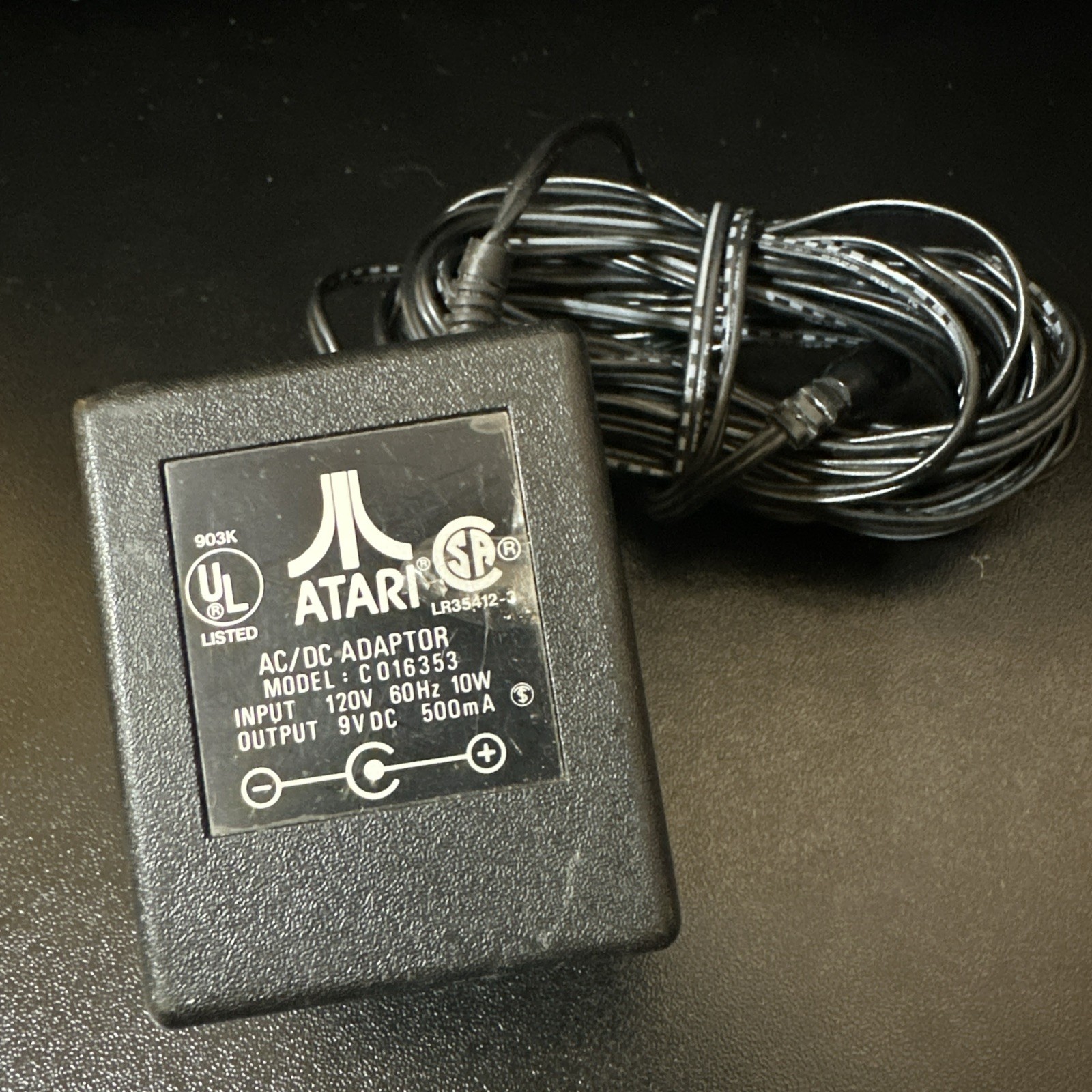 Vintage Atari AC Adaptor 9V C016353