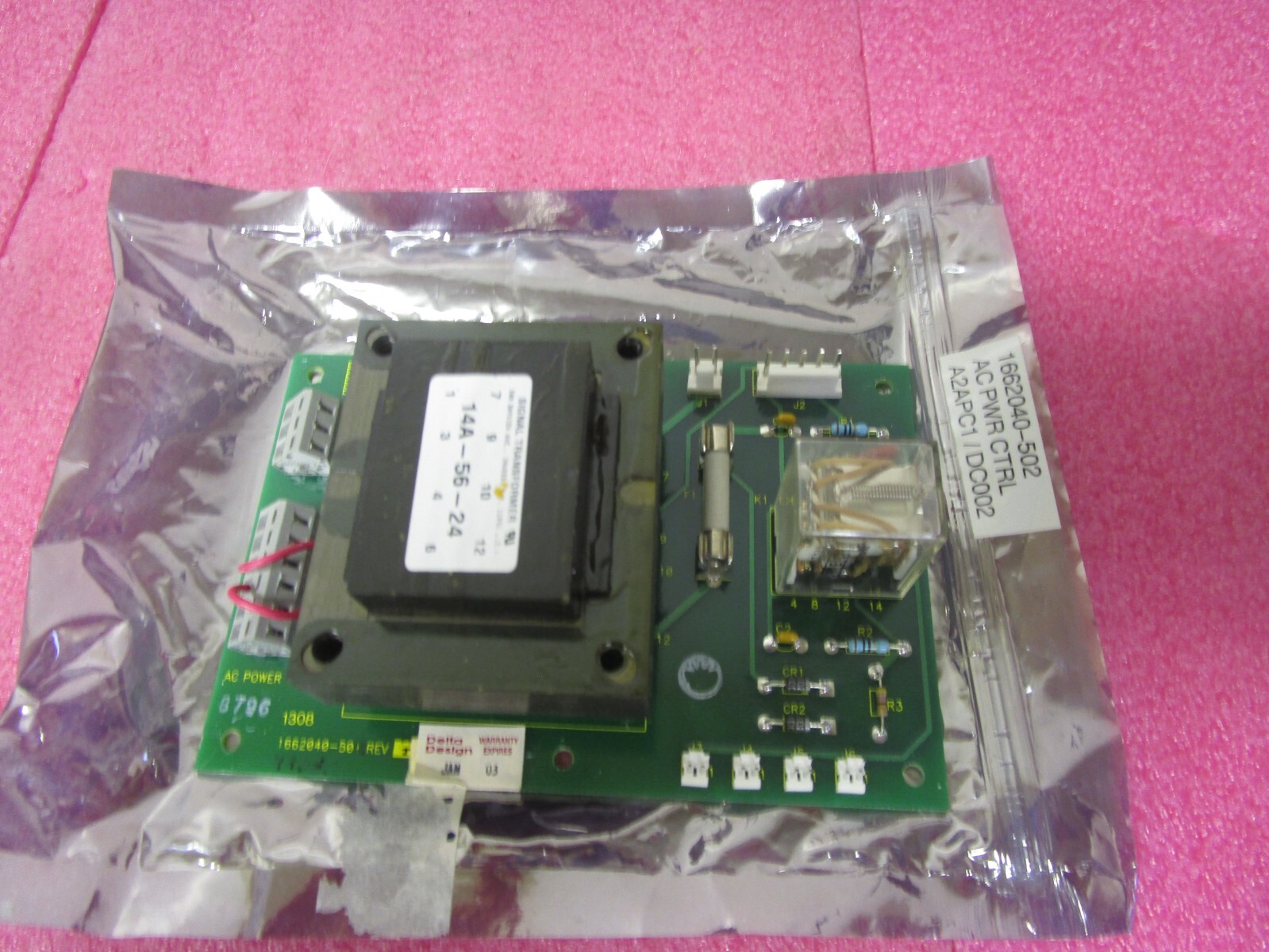 NEW! Delta Design 1662040-501 Rev H AC Power Control Board