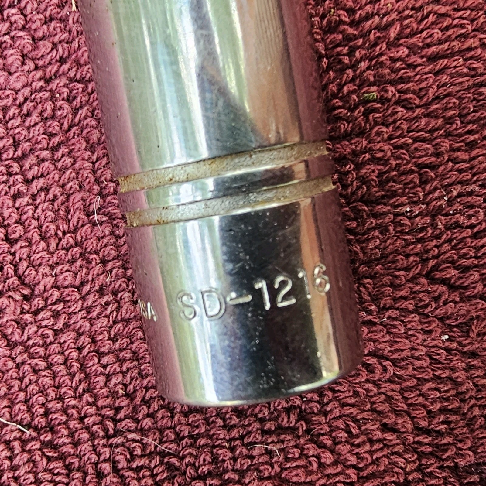 Vintage Williams SD-1216, 1/2" Drive Deep 12pt Socket, USA, 1/2”