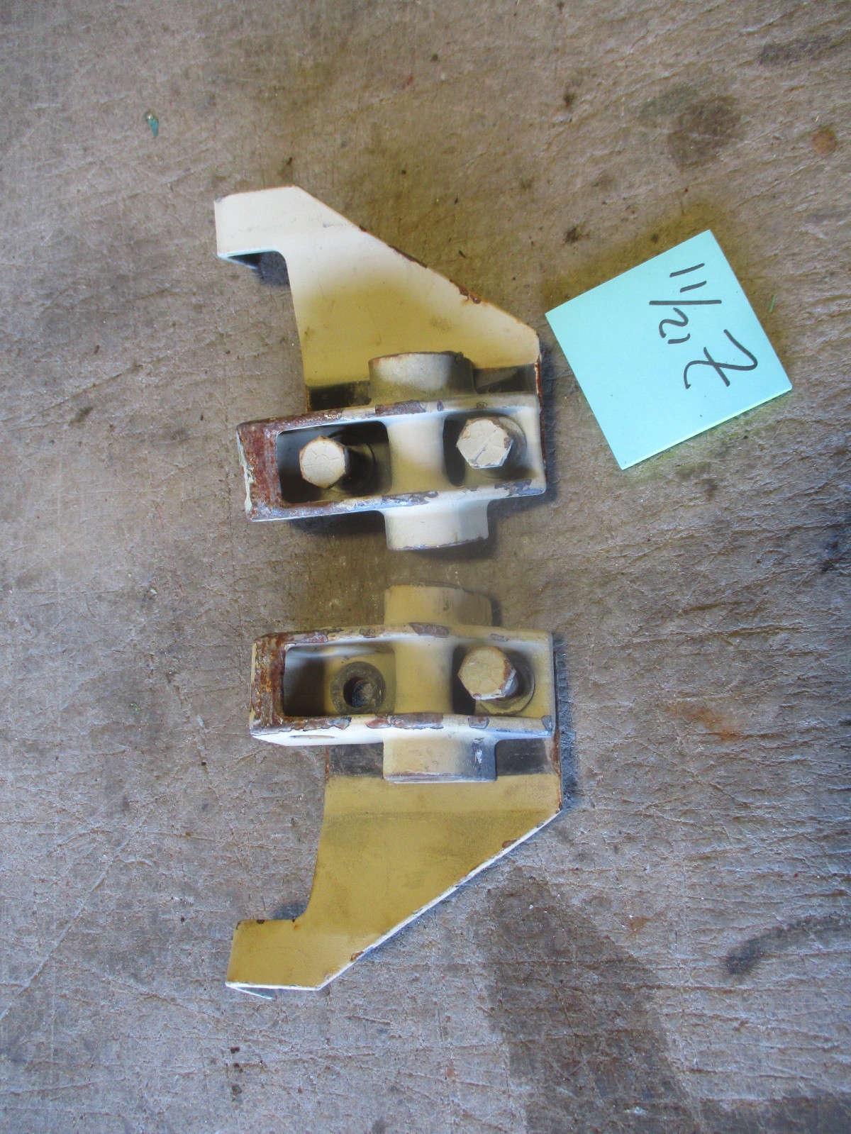 Used Winch Plate Shackle Mounts, for HMMWV, Scuffs/Scrapes