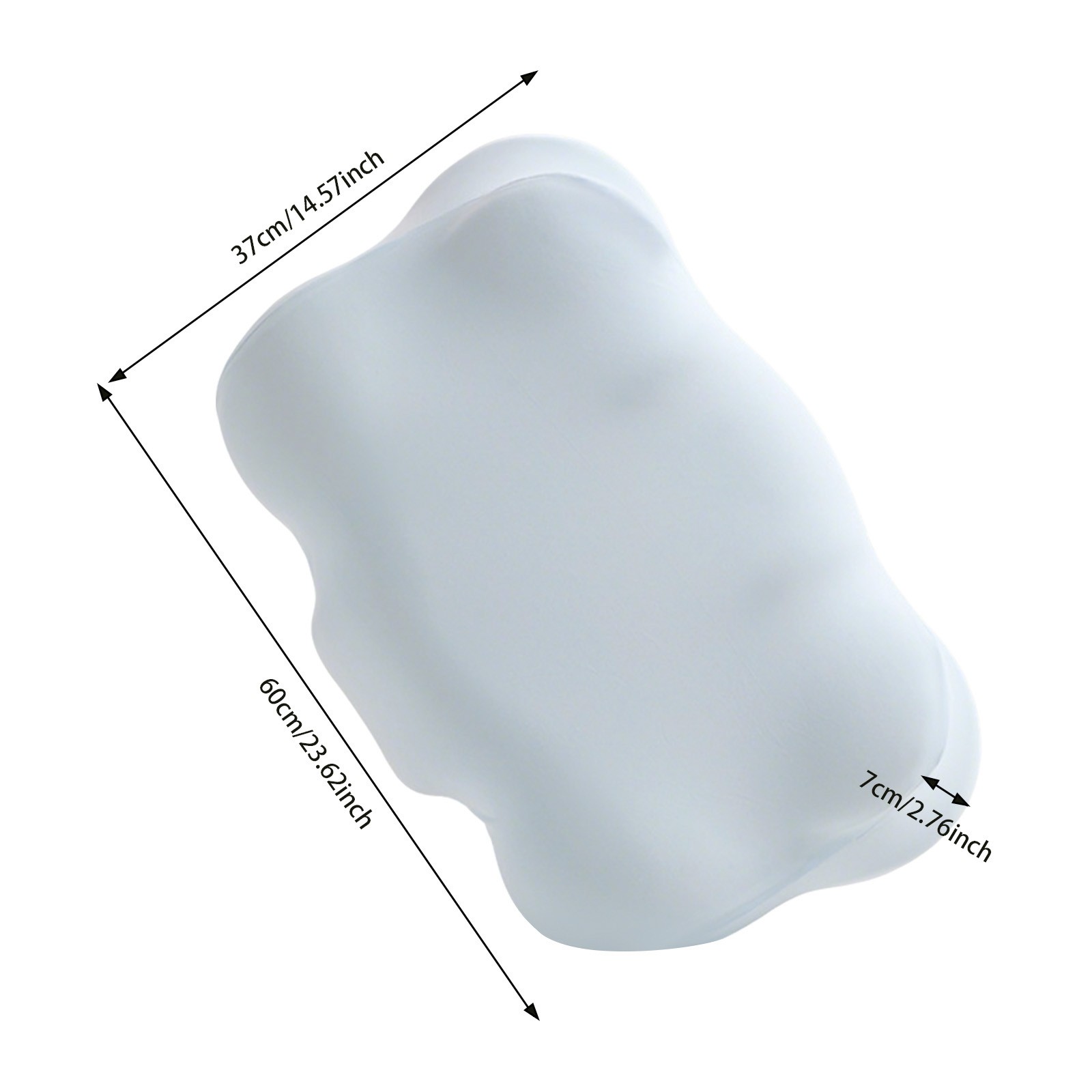 Ergonomic Memory Foam Pillow, Cervical Neck Support Pillow For Workers