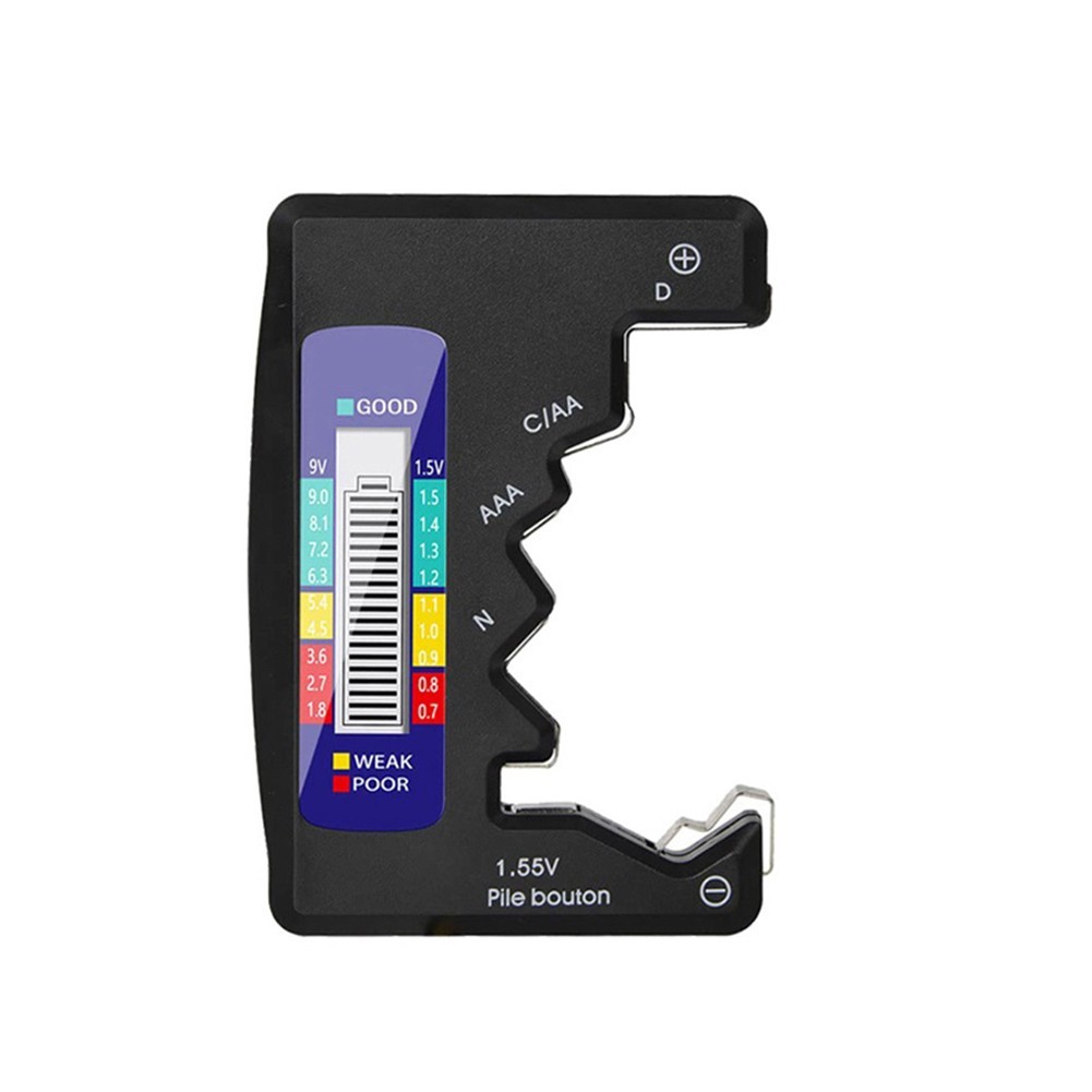 Battery Tester Battery Check Black Capacitance Diagnostic Tool 92*63*14mm
