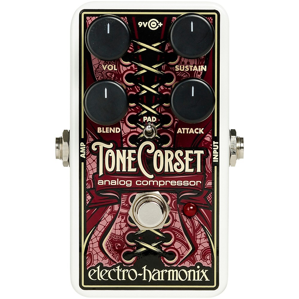ElectroHarmonix Tone Corset Analog Compressor Effects Pedal