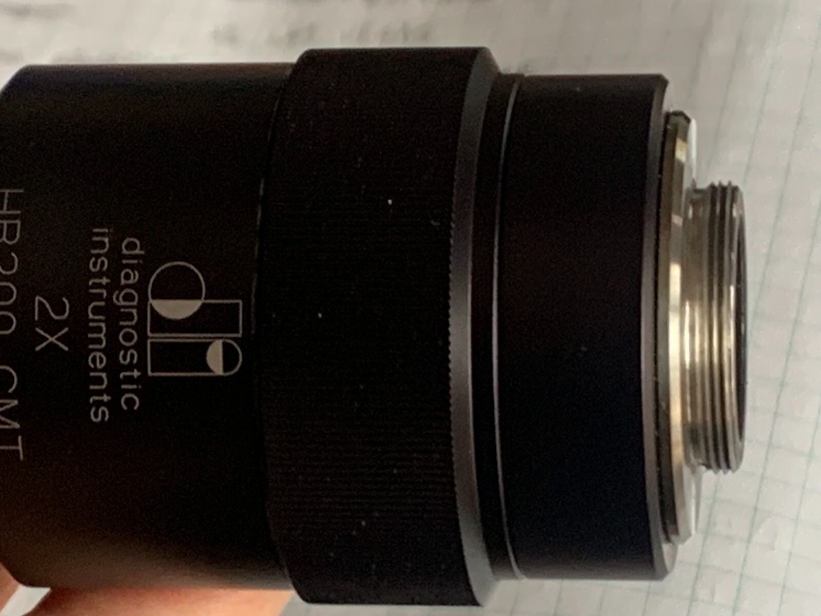 Diagnostic Instruments HR200-CMT 2X C-Mount Microscope Camera Coupler Adapter