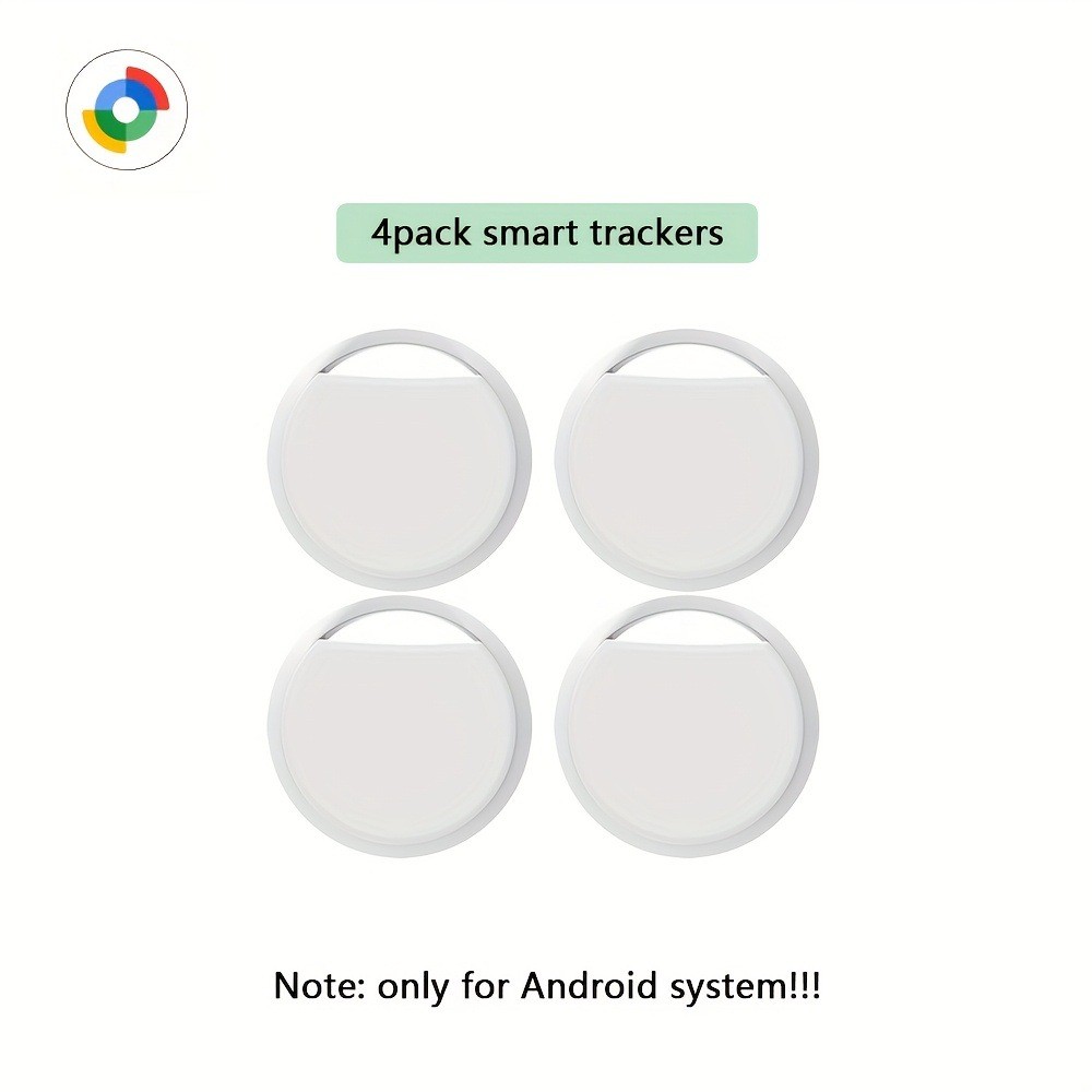 4 Pack Anti-Lost Bluetooth Tracker for Android & Google Find My Device Pets Keys