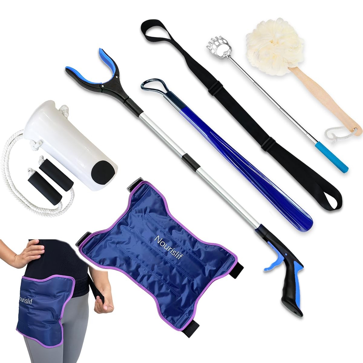 Nourislif 7pcs Hip Kit - for Seniors Total 7 Piece Set