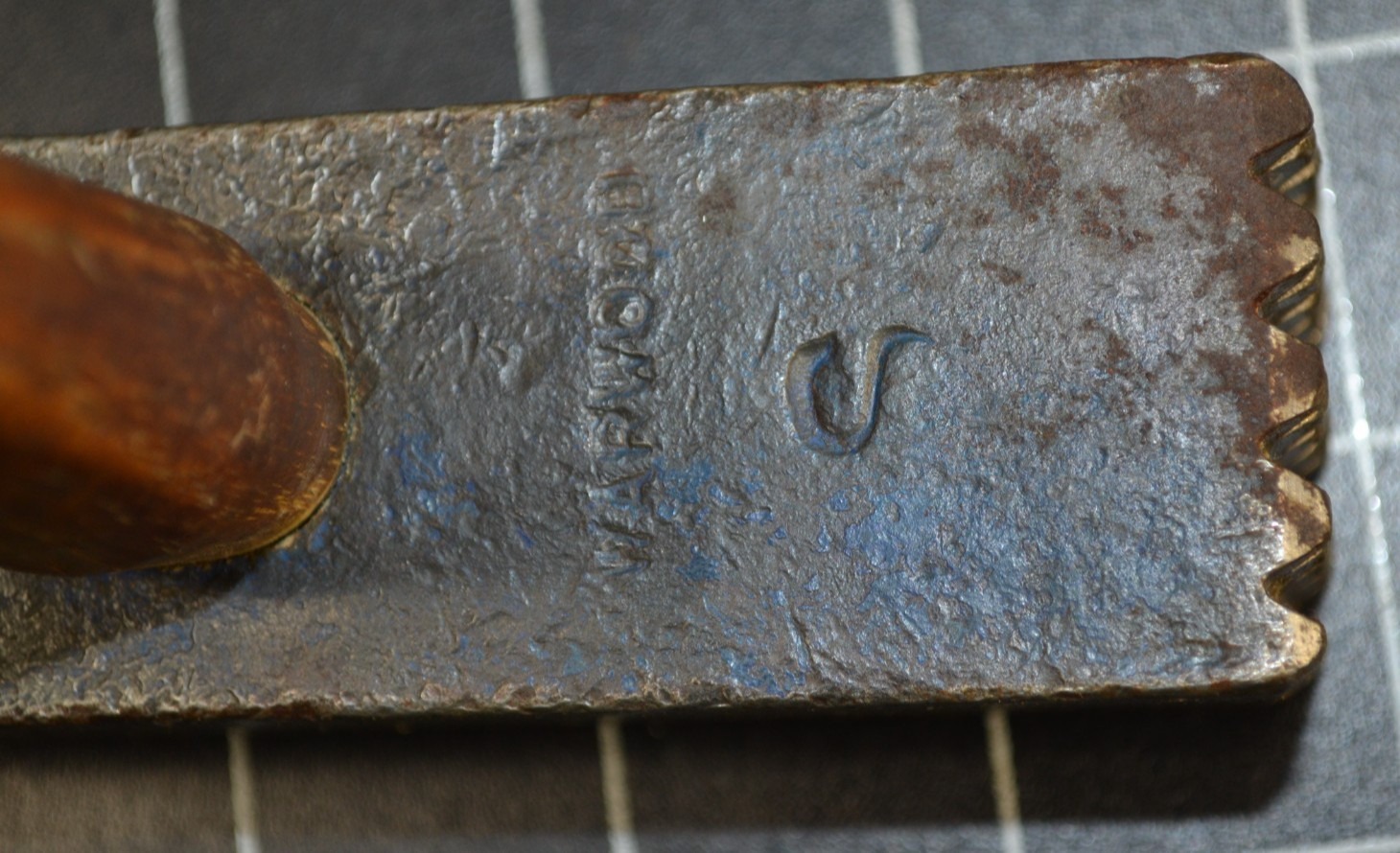 WARWOOD - 4# - BRUSH HAMMER - ALL ORIGINAL