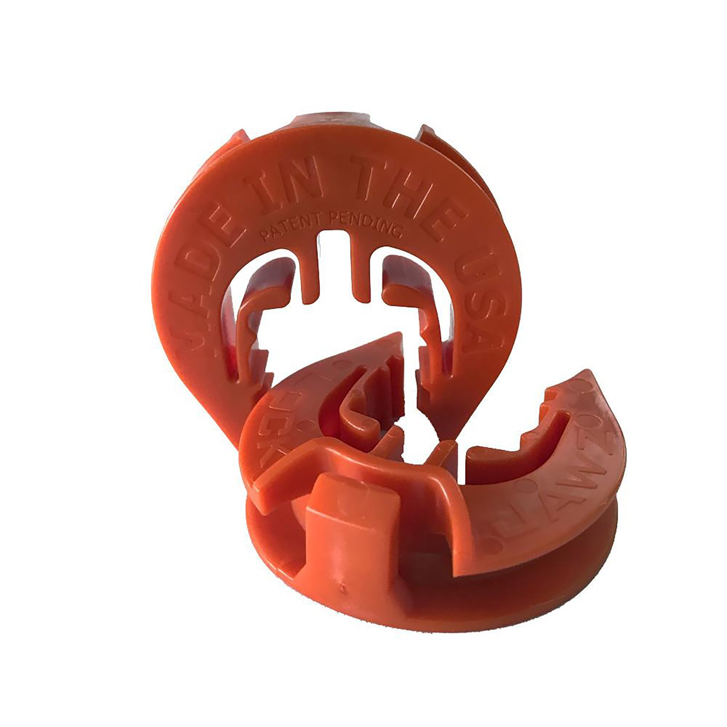 Lockjawz T-360-O Orange Plastic T-Post Fence Insulator