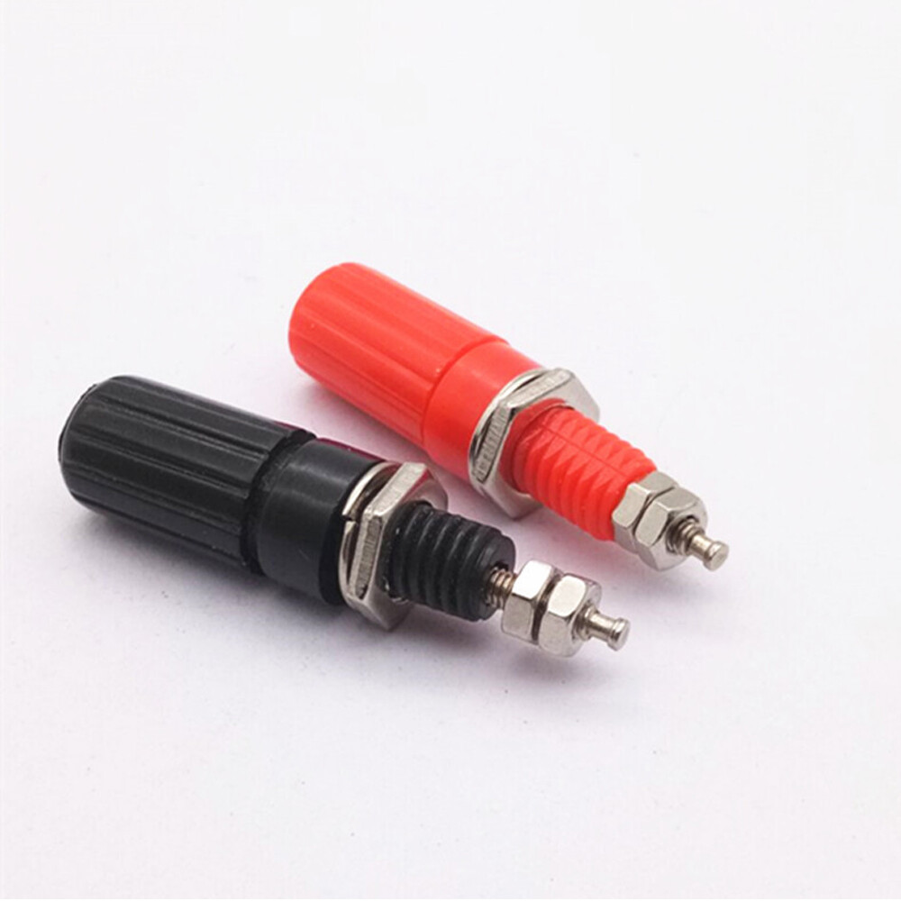 5 Pairs Binding Post M8 Thread Amplifier Connector Banana Plug Jack Socket New