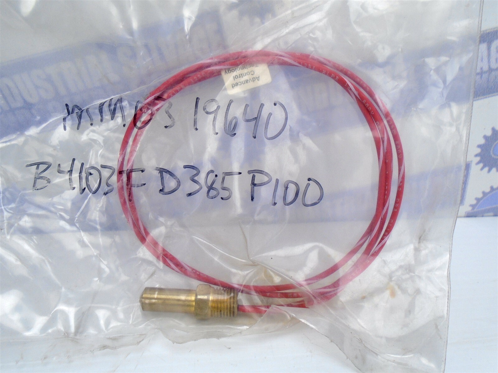 ADVANCED CONTROL - B4103FD385P100 -TEMPERATURE SWITCH set NC OPENS @ 38C / 100F°