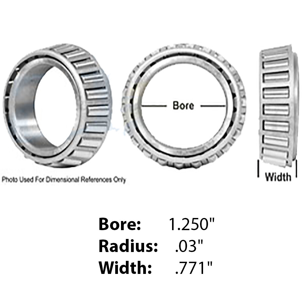 Bearing Cone Fits Universal Products Models 14124