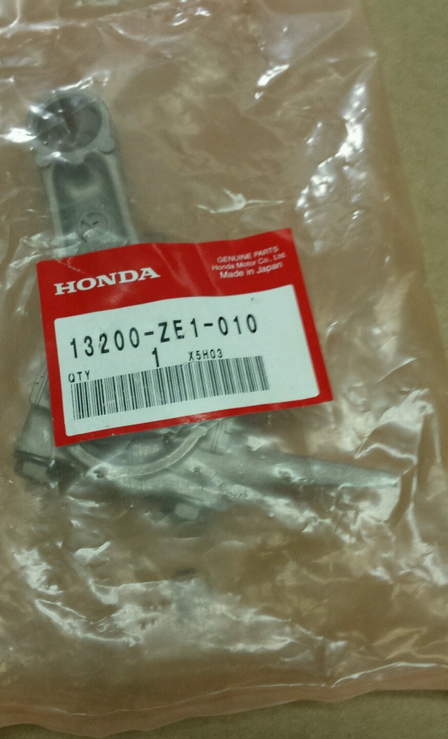 Honda CONNECTING ROD 13200-ZE1-010