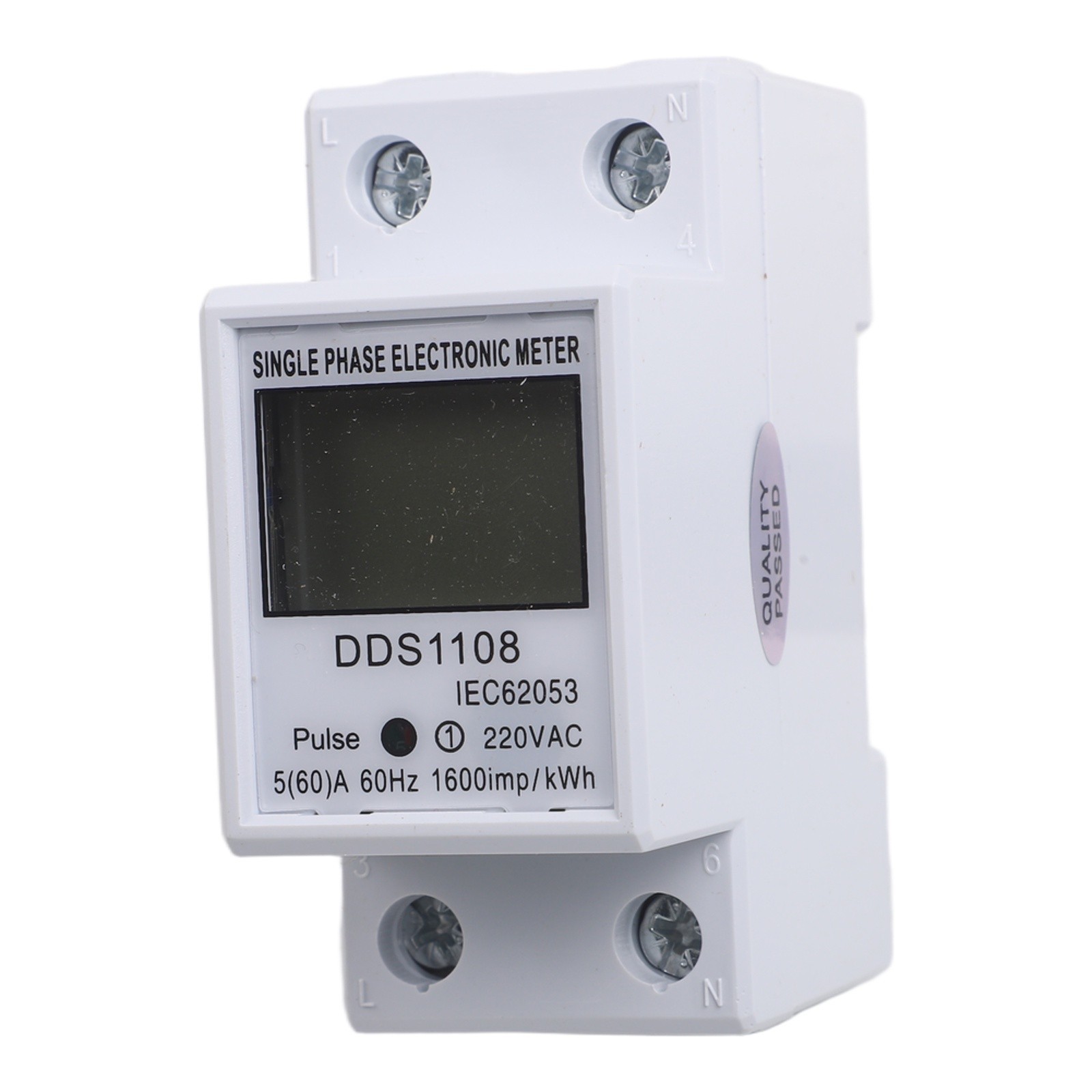 Power DDS1108 Single Phase Digital Meter AC220V 60A LCD Display
