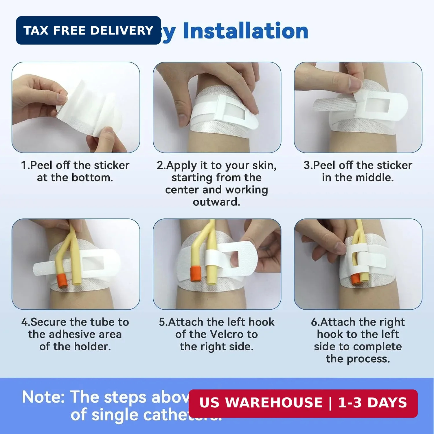 Catheter Stabilization Device, Catheter Securement Device with Extra-Large Self-