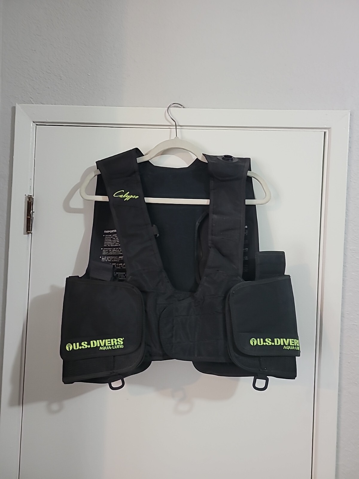 US DIVERS AQUA LUNG Calypso SCUBA DIVING VEST- Buoyancy Compensator Vest X Small