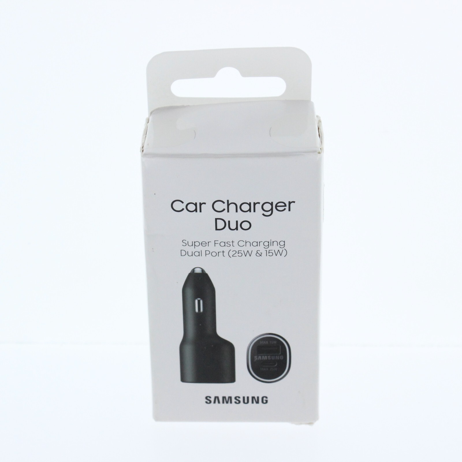 Samsung Super Fast Charging Car Charger Duo USBC 25W + USBA Port 15W