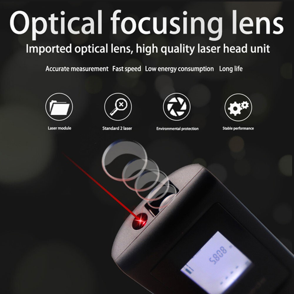 40m High Precision LCD Digital Mini Laser Distance Meter Range Finder Brand New