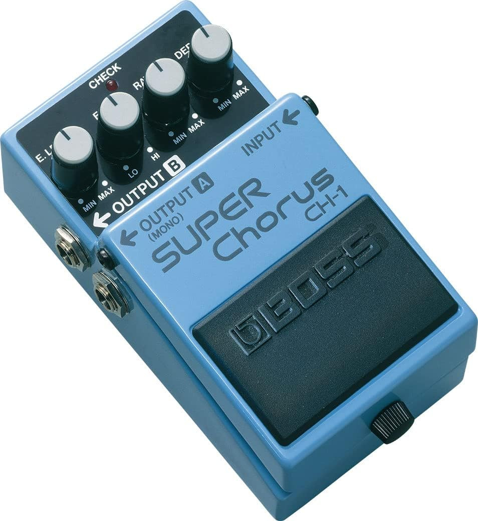 CH-1 Super Chorus Bundle with Gearlux Power Supply, Instrument Cable, Patch Cabl