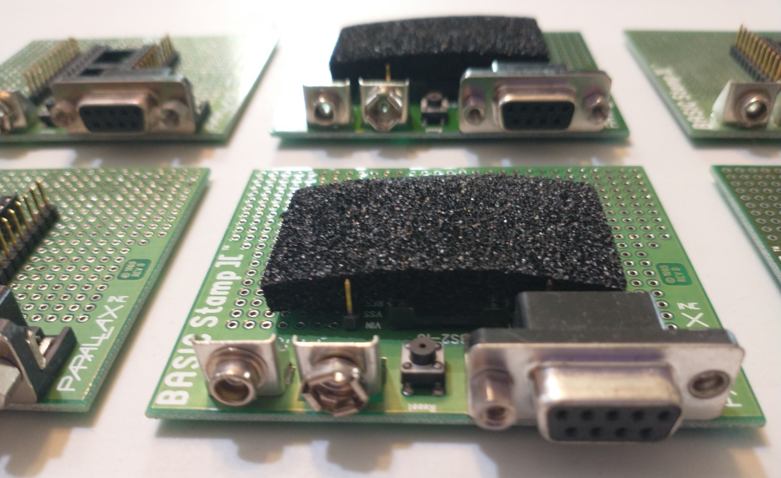 Parallax BASIC Stamp 2 Carrier/Solder Board BS2 Dev Board 9-Pin Serial (No CPU)