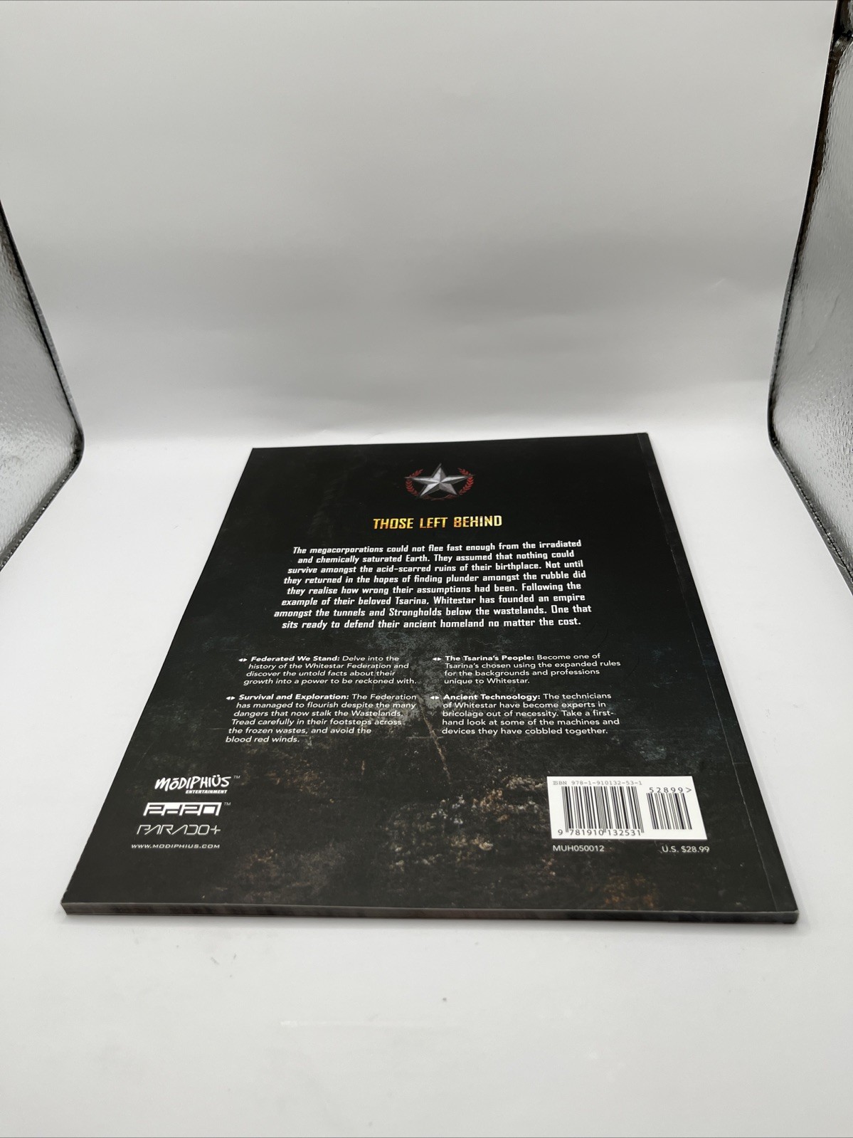 Mutant Chronicles Whitestar Source Book 3rd Edition Modiphius 2D20 RPG Gaming
