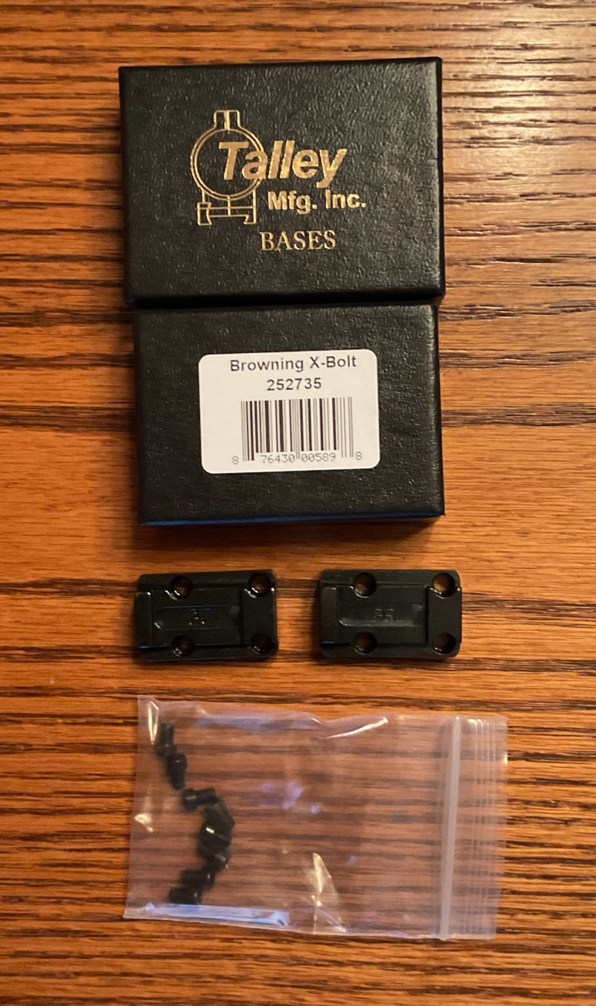 New Talley scope bases for Browning X-Bolt 252735