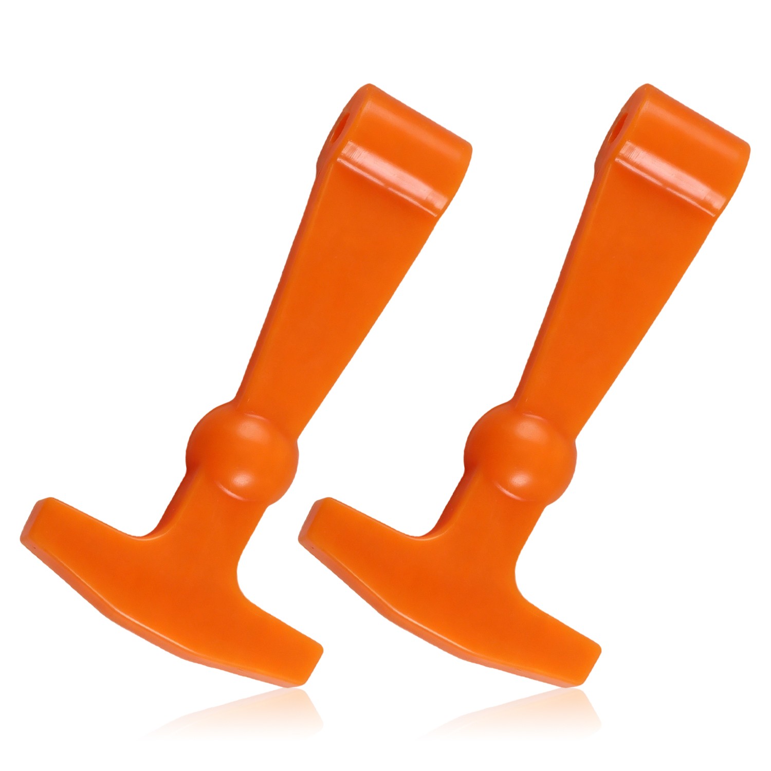 Quality Silicone Rubber 2x Orange Cooler Lid Latches for Yeti RTIC