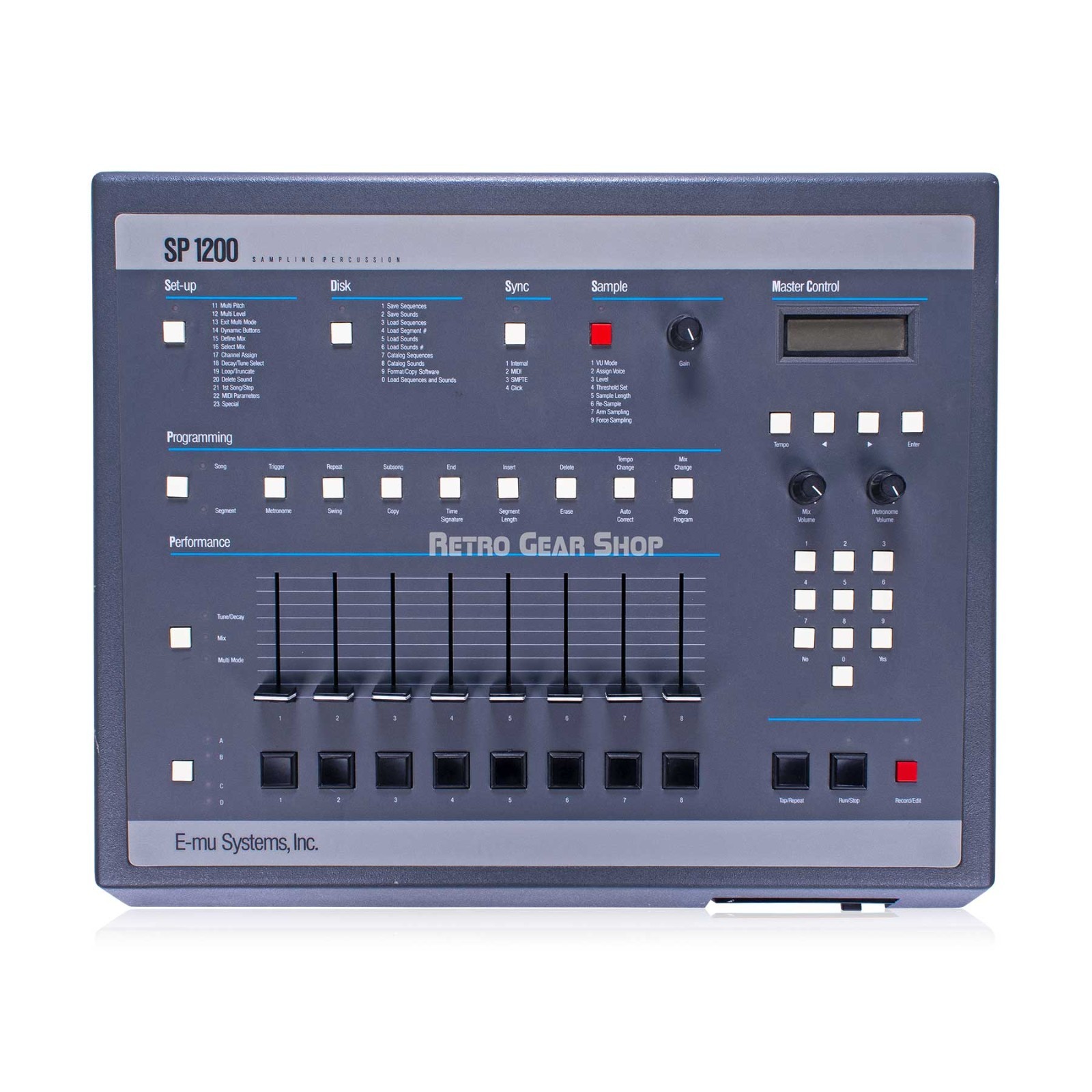 E-mu Systems SP-1200 7030 Original Vintage Sampling Drum Machine Emu SP1200