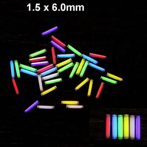 1pc 1.5x6mm Glass Tube Night Luminous 25 Years Life Tube Singal Lamp Tube New