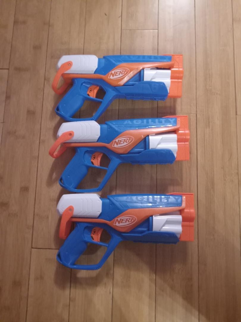 Nerf N Series Agility Blaster, SET OF 3 GUSNS ---TESTED---
