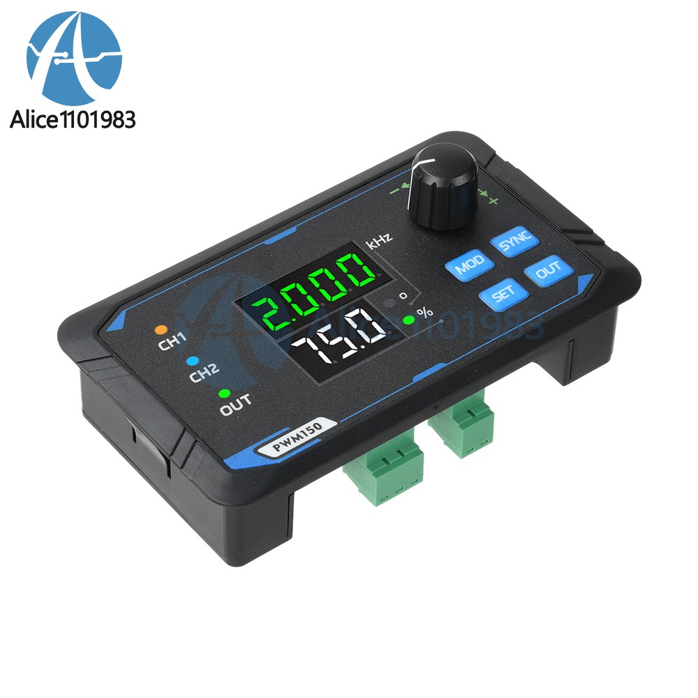 1Hz-150kHz PWM Pulse Frequency Duty Cycle Adjustable Module Signal Generator