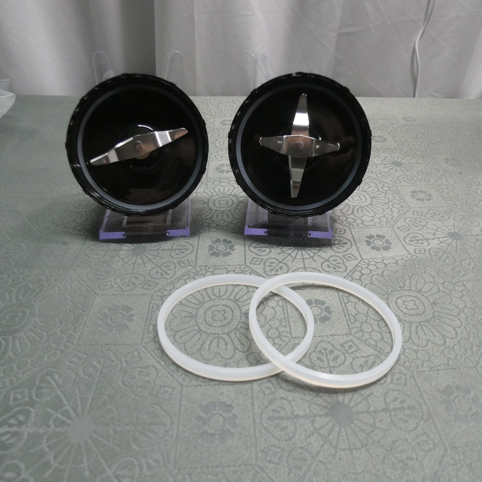 Magic Bullet Replacement Blade Set 250W MB1001 Cross & Flat Blade w/ Gaskets