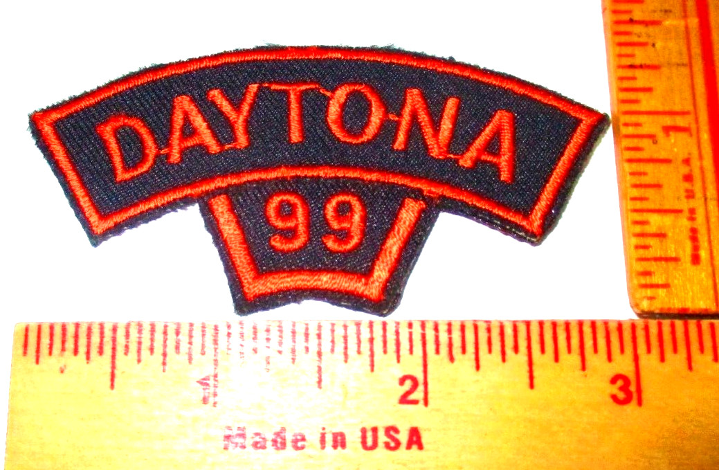 1999 Daytona patch 58th motorcycle rally collectible old biker vest emblem