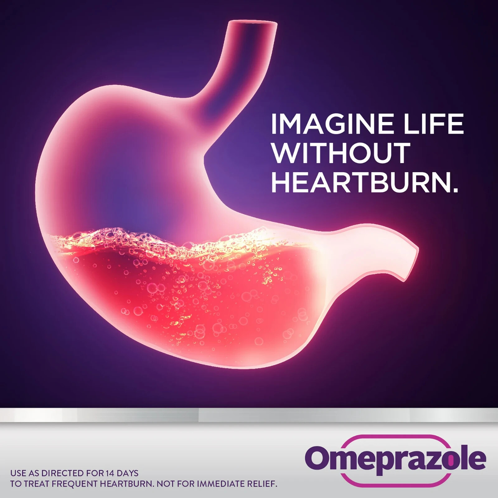 Equate Omeprazole Delayed Release Tablets 20 mg, Frequent Heartburn