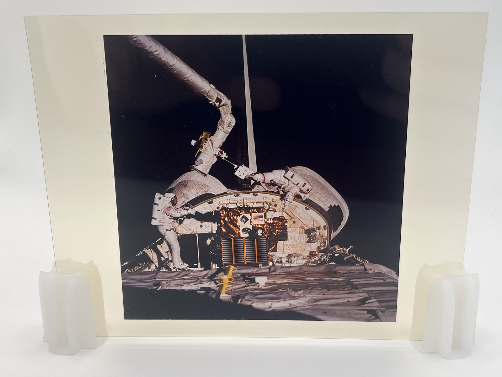 STS-63 EVA Harris & Foale 1995 - Original 4x5 NASA Photo Transparency