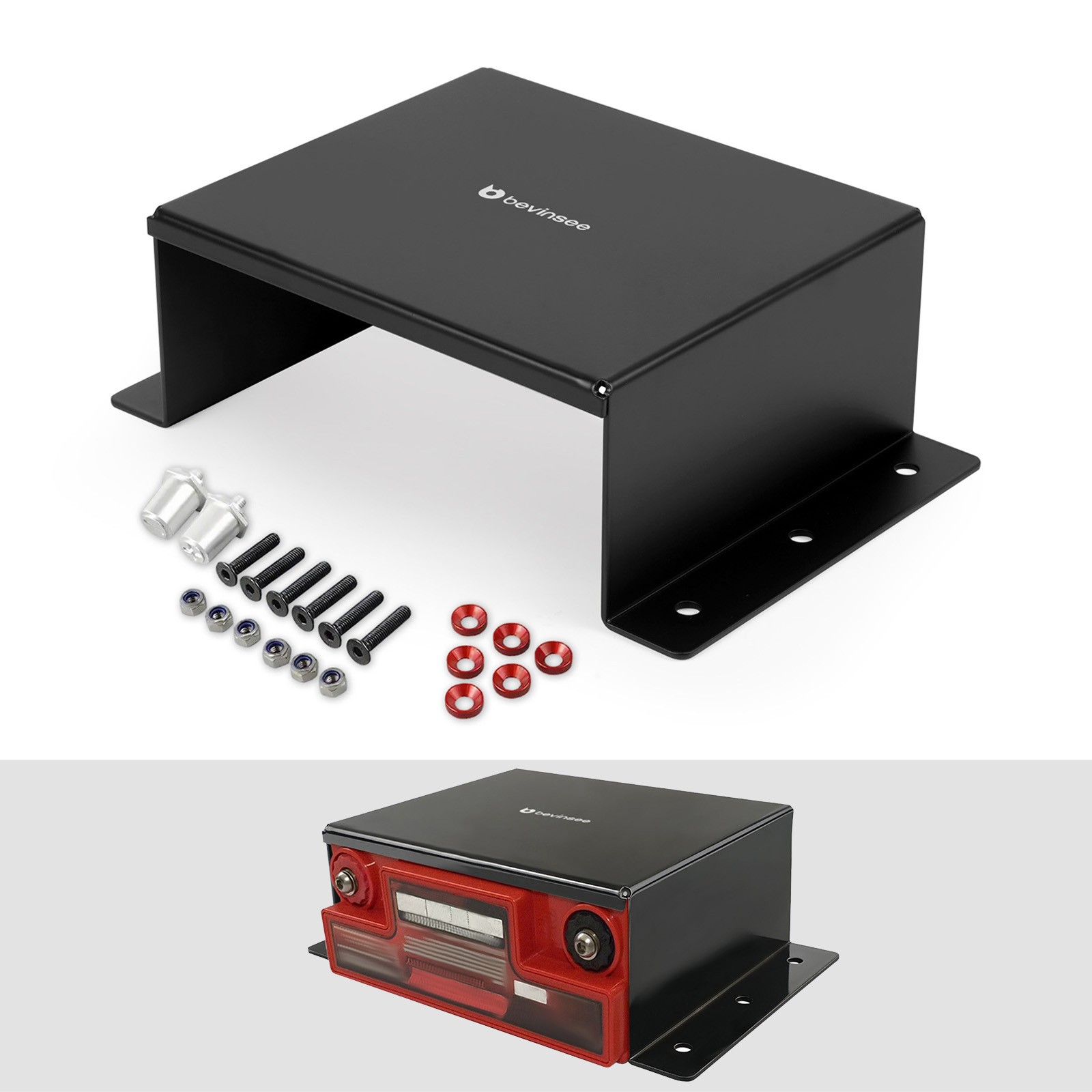 Battery Hold Down Tray Battery Box Relocation Mount Bracket For PC680 Odyssey