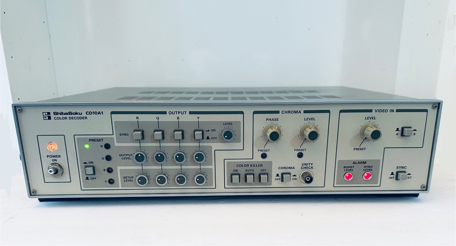 ShibaSoku CD10A1 Color Decoder – RCA Labs Broadcast – Clean & Tested