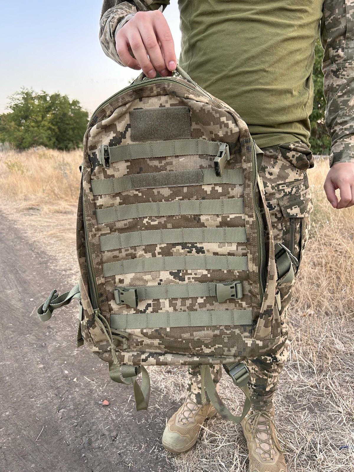Combat backpack of the Ukrainian army for 3 days. very roomy. military quality.