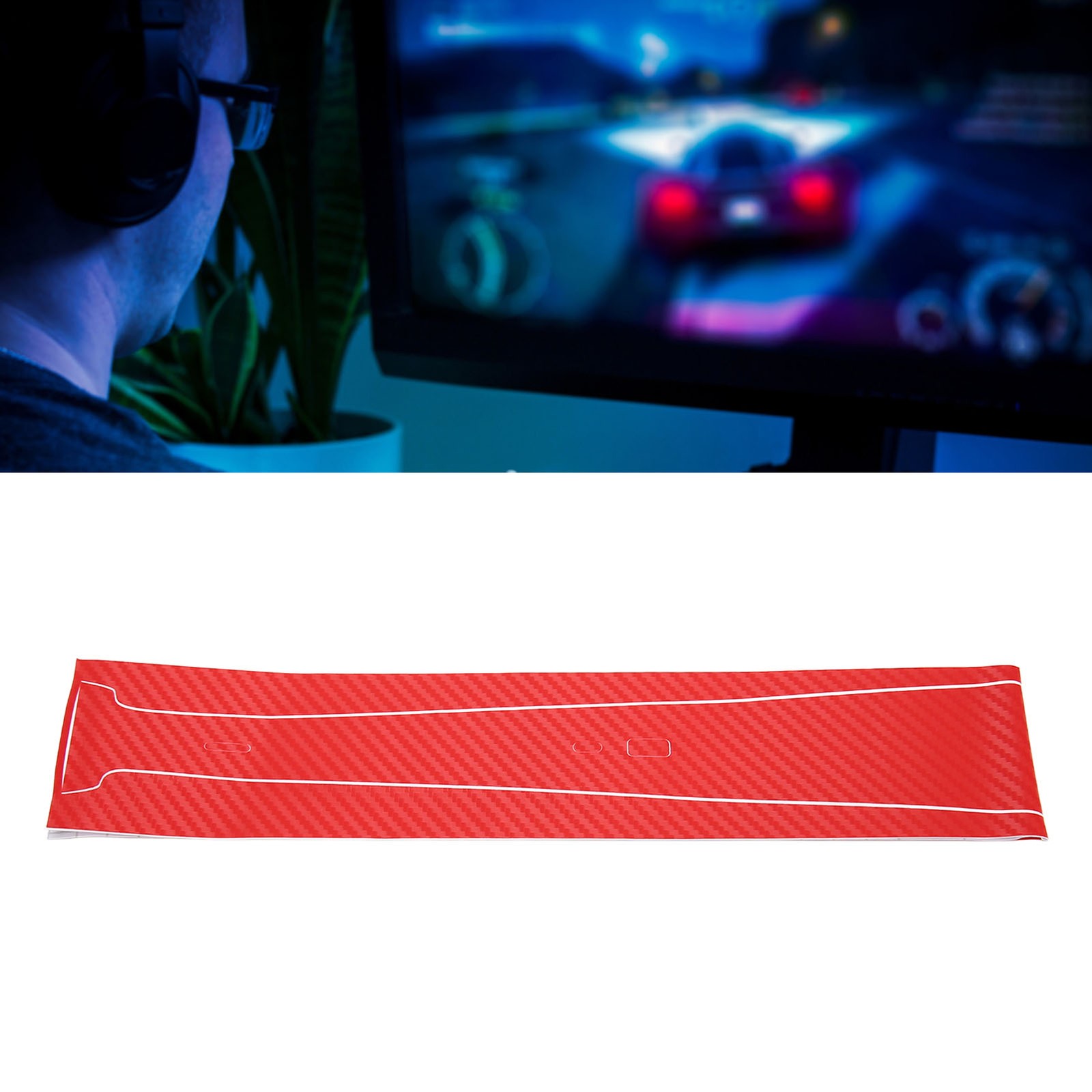 Console Middle Skin Scratch Resistant Protective Game Console Middle Strip