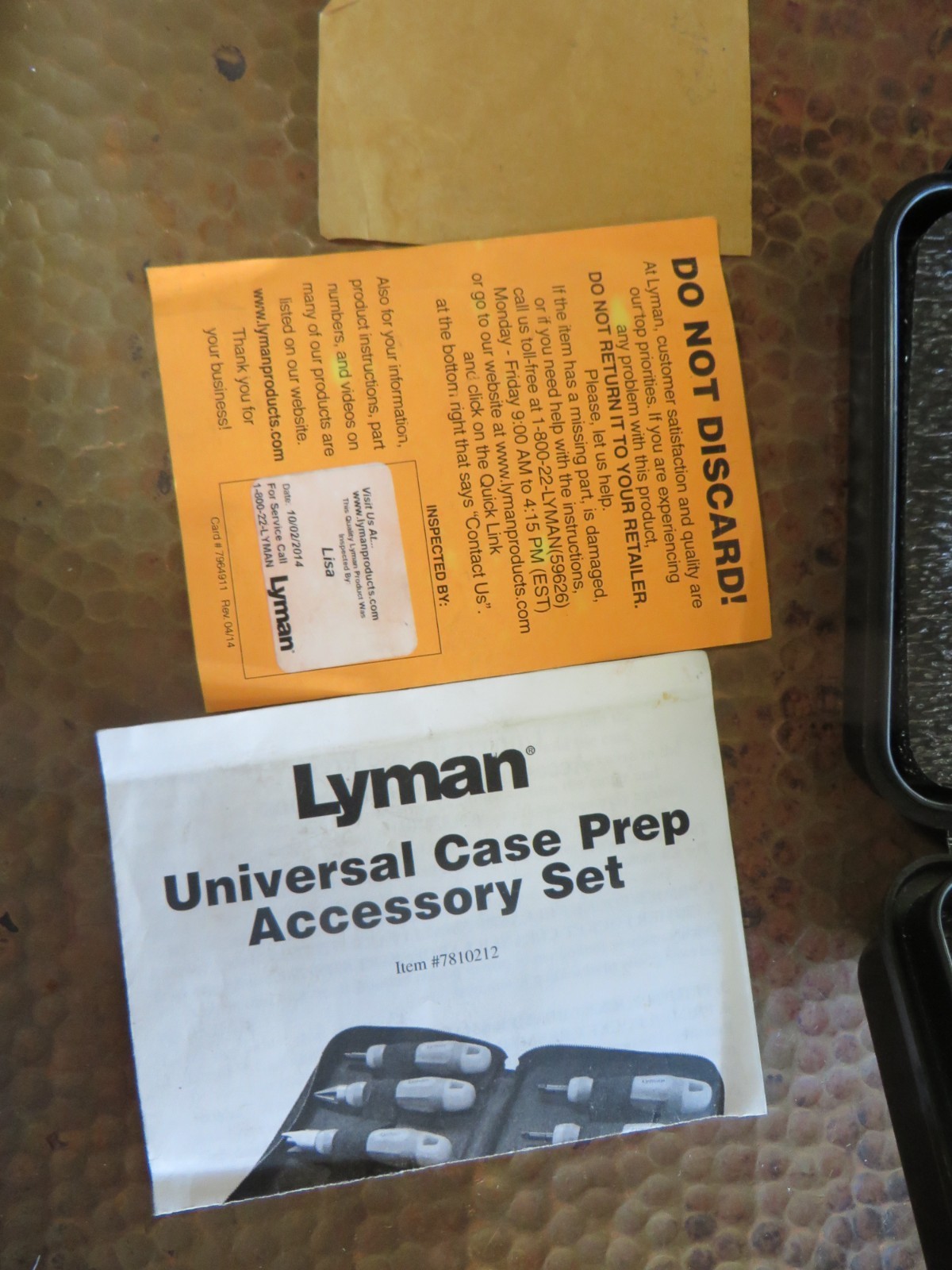Lyman 7810212 Universal Case Prep Accessory Tool Set Multi-Caliber