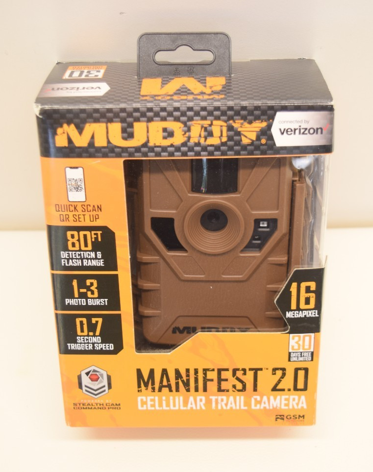 Muddy Manifest 2.0 MUD-VRZ V4 Verizon Cellular Trail Camera 16MP - NEW!