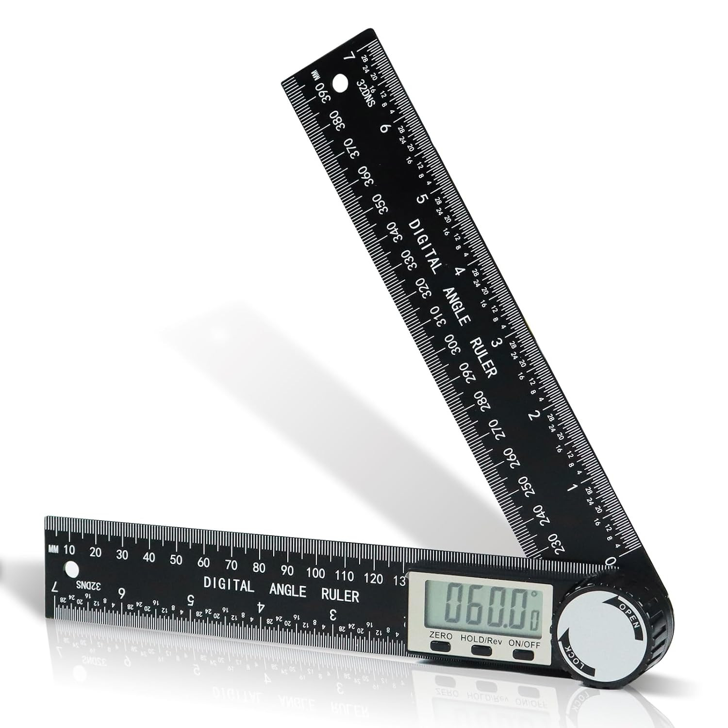 Third Generation Protractor Angle Finder Digital Angle Ruler with 7Inch/200Mm