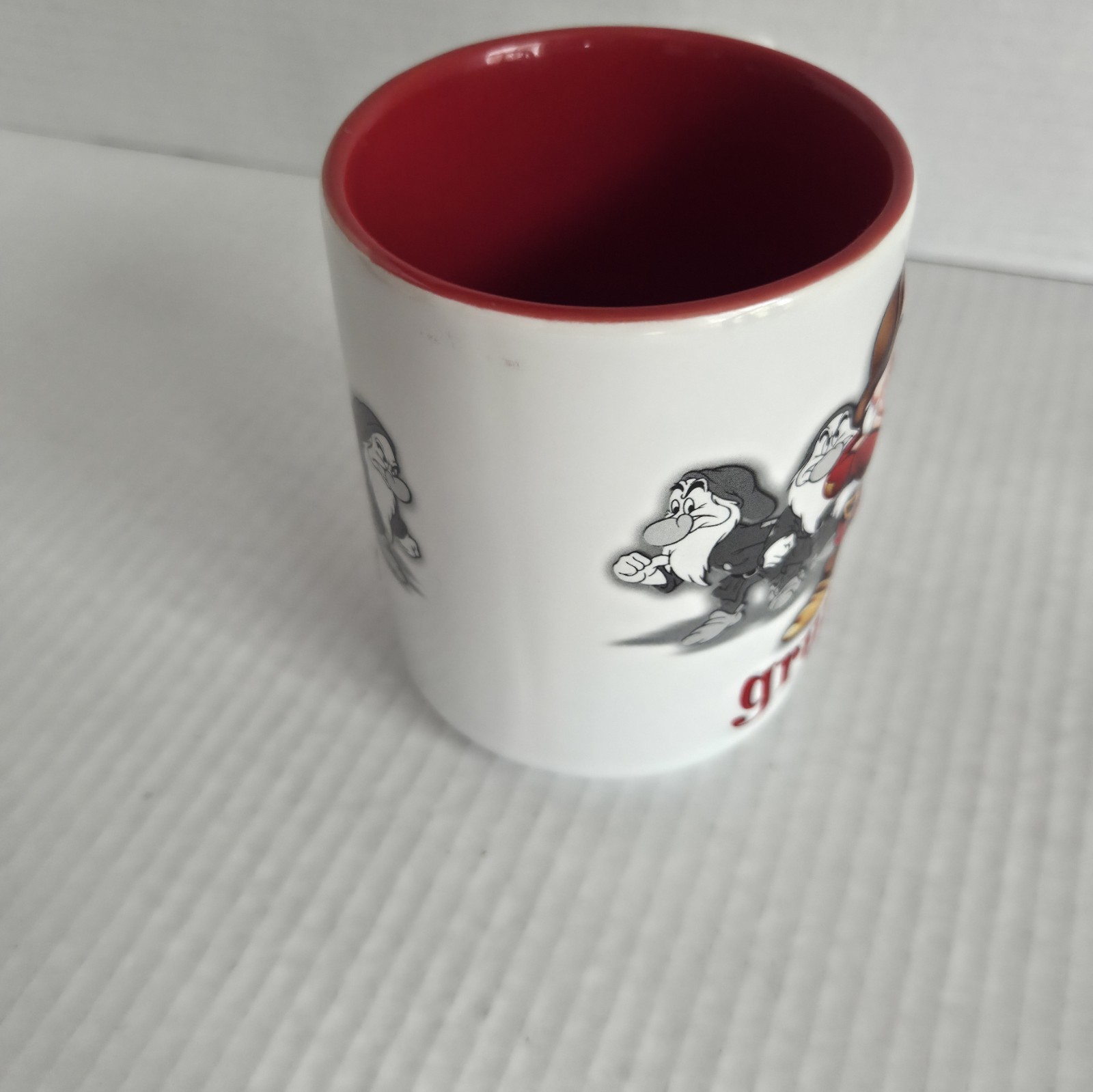 Grumpy 3D Mug Authentic Disney Parks Disneyland Resort Large 4.5" Tall Nice EUC
