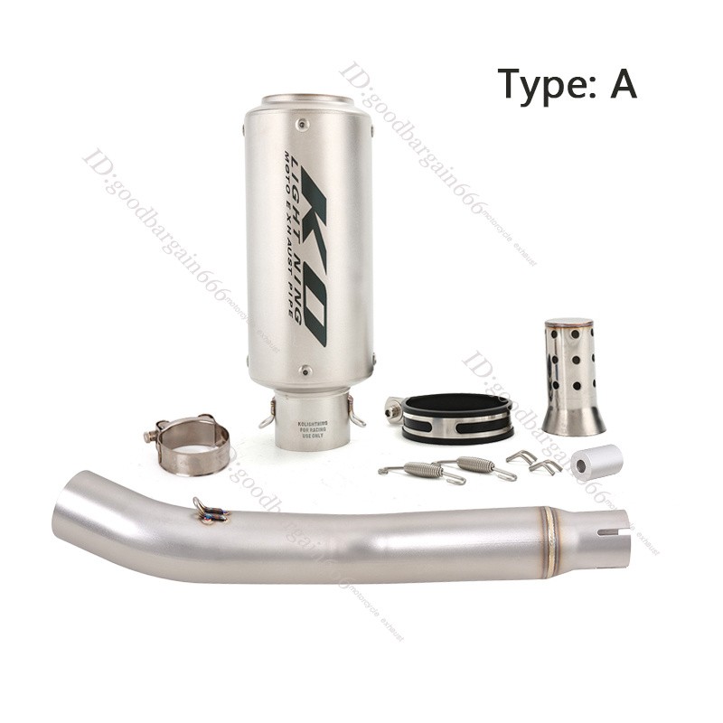 For Honda CBR250R 2011-2016 Exhaust Tips Motorcycle Mid Muffler Pipe DB Killer