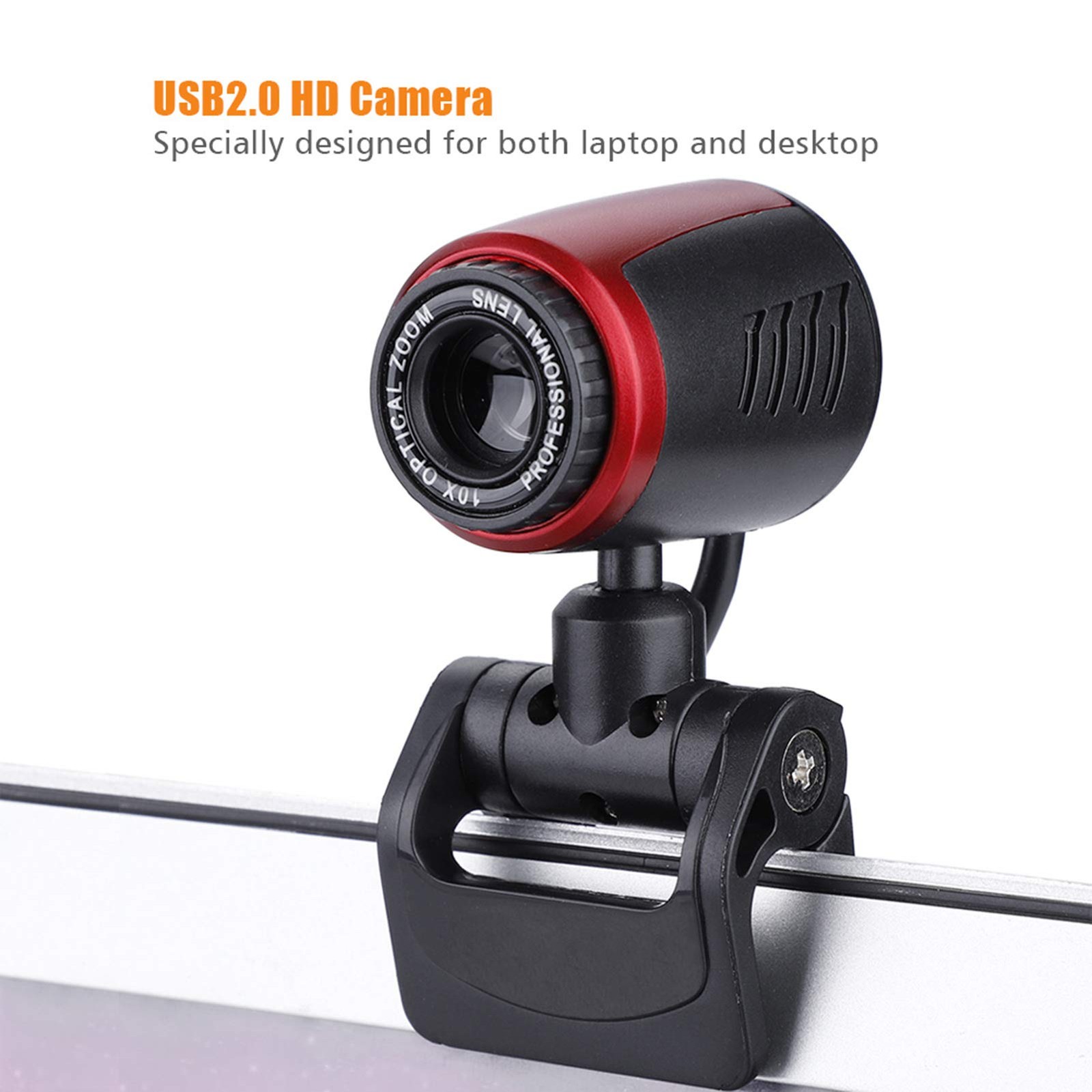 Web Camera 360 Degree Video Laptop Plug Play, USB 2.0 Computer PC 640 x 480