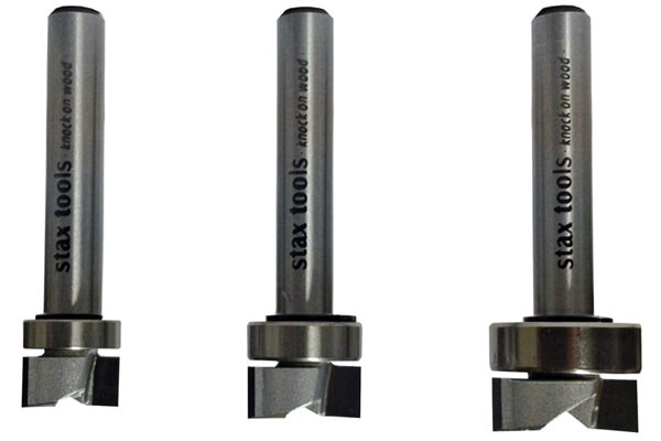 STaXTOOL Straight Router Bit with Guide Bearing