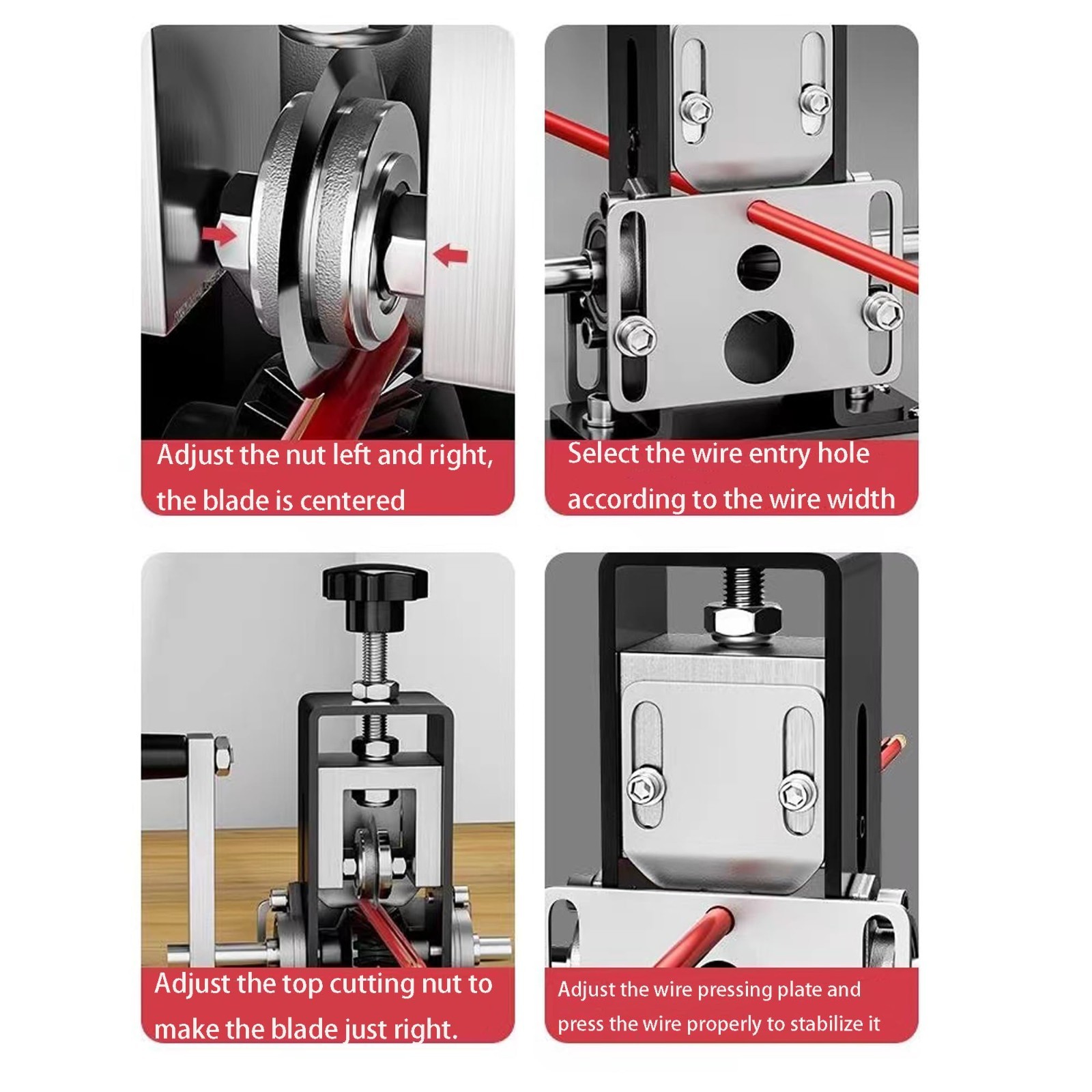 Manual Wire Stripping Machine - Drill Powered Copper Peeler Tool for Cable Recyc