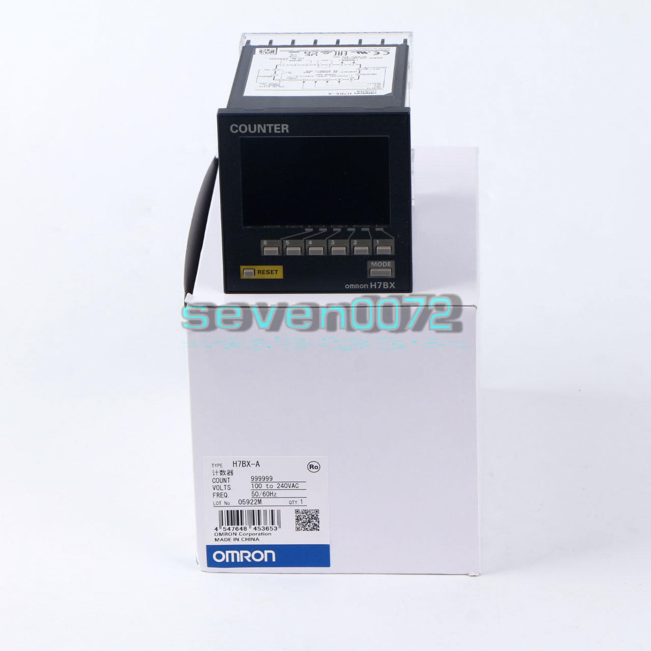 ONE NEW OMRON Counter H7BX-A H7BXA 100-240VAC
