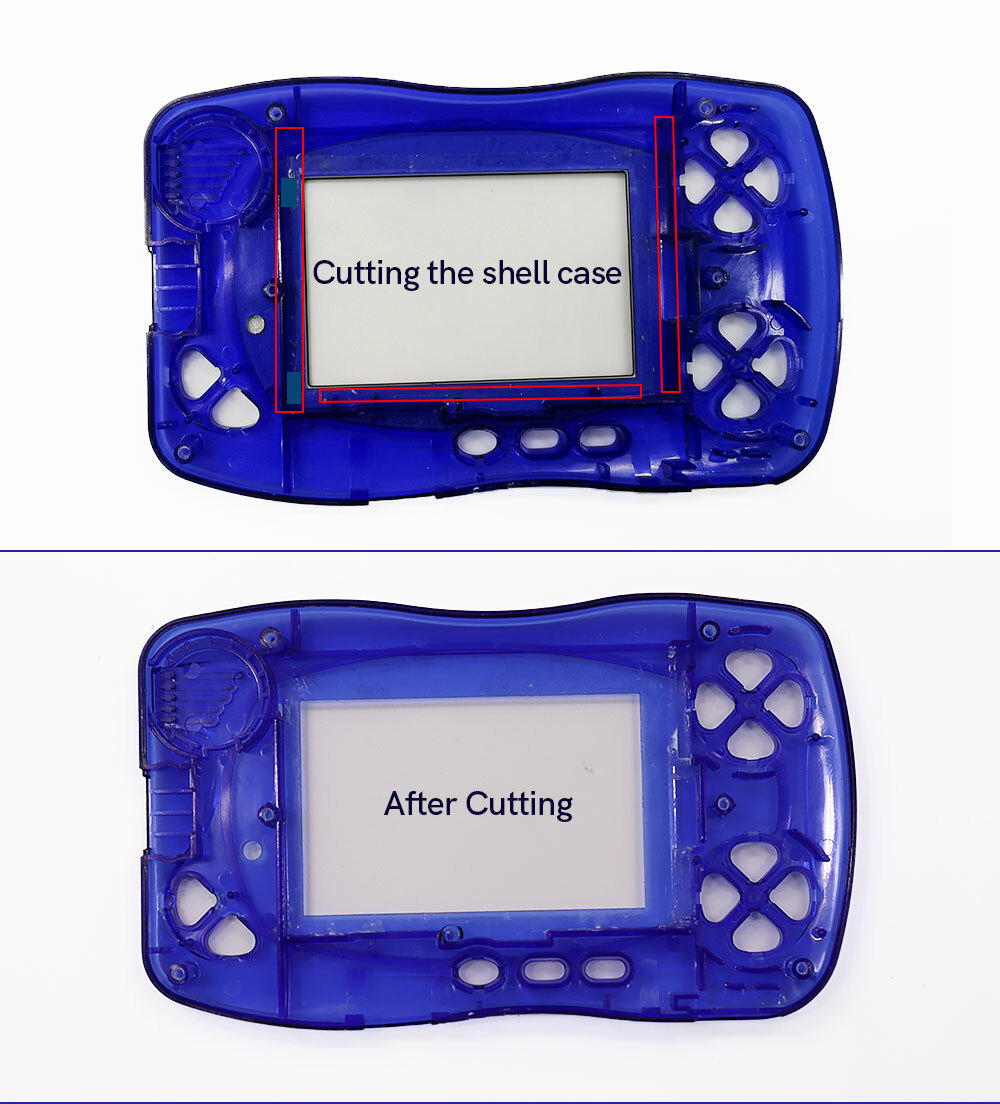 Hightlight Backlight IPS LCD Screen For Bandai WonderSwan Crystal WSCC