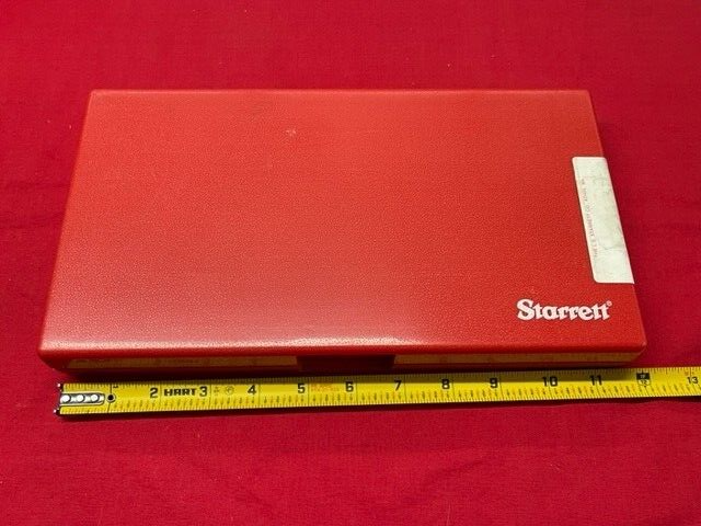 Starrett PT28267 Plastic Case with Foam Insert for 6" Micrometers IN STOCK
