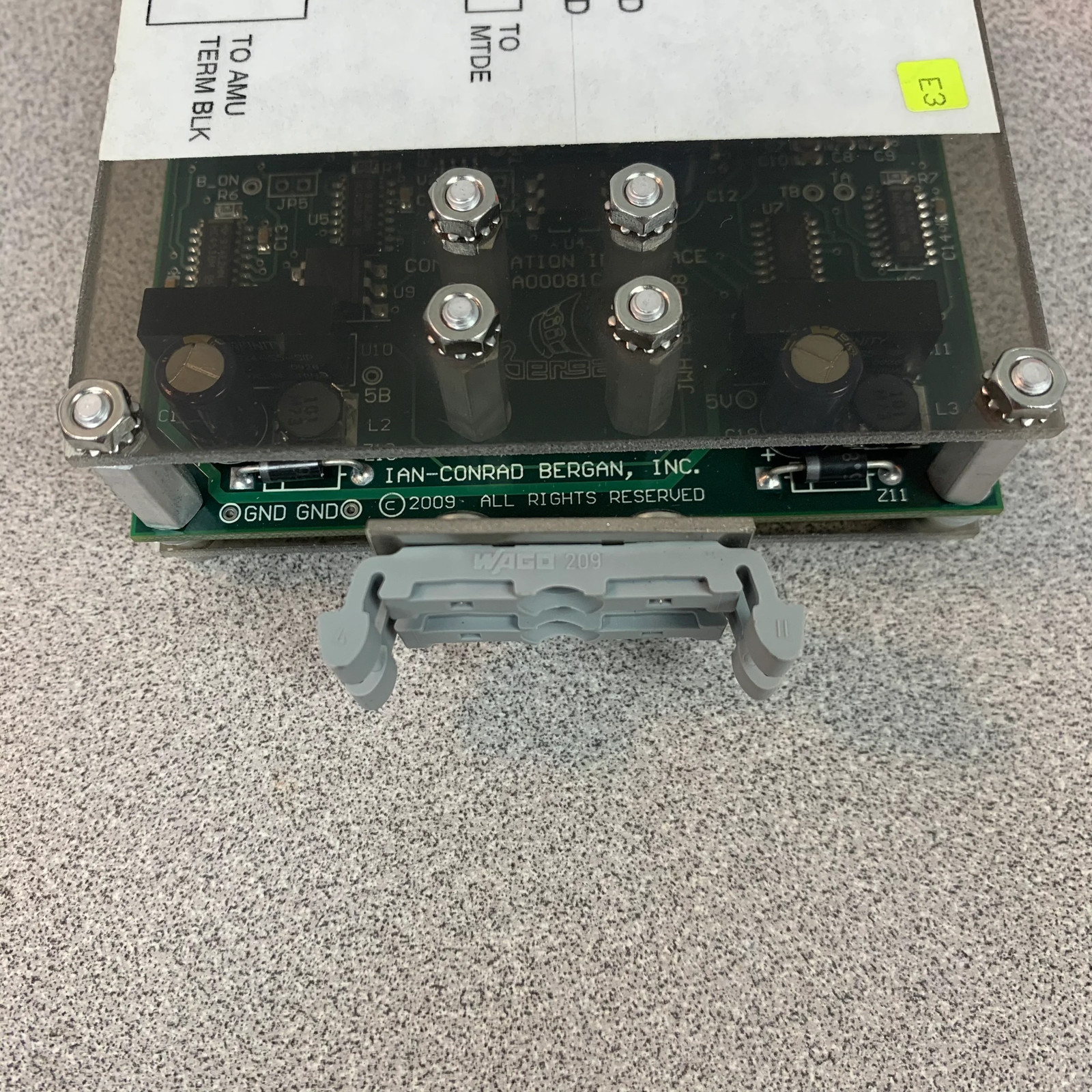 Ian-Conrad Bergan A00081C Communication Interface Module (Used)